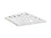 Top Piramide as-papierbak 'Open' Zilver