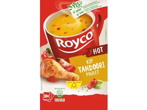 Minute Soup Tandoori Kip Hot Doos 20 Stuks