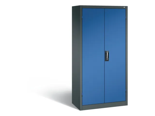 acculaadkast 1950x930x500mm 5stekkerdozen 230V cil.-slot front RAL5010