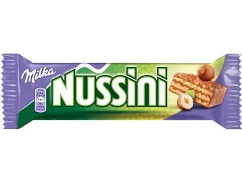 Milka NUSSINI reep chocolademelk en hazelnoot 31,5 gram