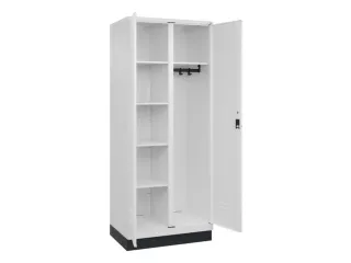 wasgoedverdeelkast,HxBxD 1950x800x500mm,vak B 400mm,draaigrendel - 2