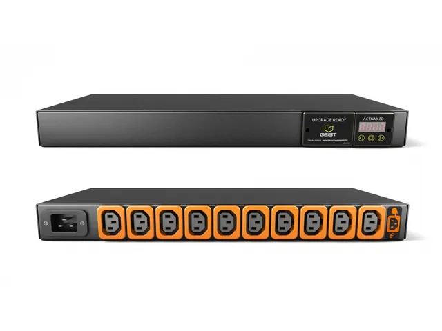 Vertiv UI10016L, Basis, 1U, Horizontaal, Zwart, 10 AC-uitgang(en), - C