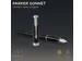 Parker Sonnet vulpen Matte Black GT medium punt in Giftbox