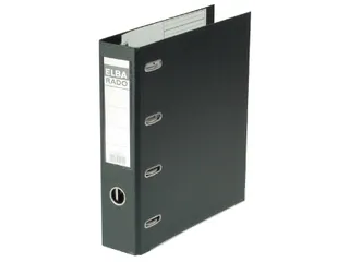 Ordner Elba Rado Plast 75mm Bank 2x A5 Mechanieken Zwart Pvc - 2