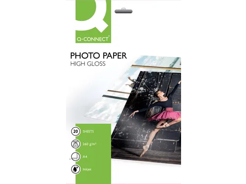 Fotopapier A4 Hoogglanzend 260 Gram Pak 20 Vel