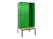 locker met bank,voor scheiding van kleding,HxBxD 2120x900x815mm,3vak