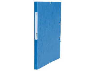 Elastomap 3 kleppen "Scotten" glanskarton 400gm² A4 Blauw - 1
