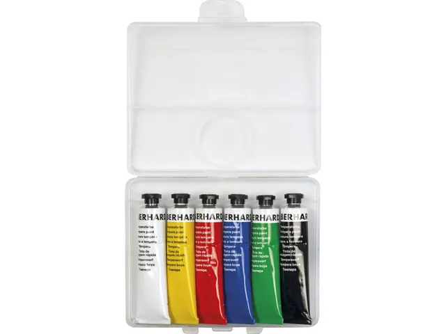 Gouache Eberhard Faber 6 couleurs tube 18ml