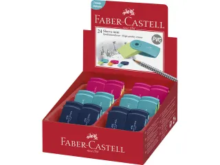 gum Faber-Castell "Sleeve" display a 24 assorti kleuren - 1