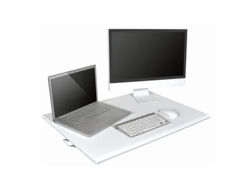hvst. bureau-opzetelement,HxBxD 70-400x740x450mm,blad wit