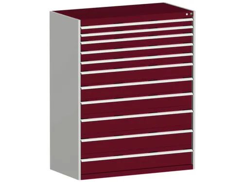 ladekast,HxBxD 1600x1300x750mm,11lade(n),lade voor normale belastingen