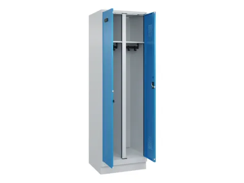locker voor scheiding van kleding,HxBxD 1950x600x500mm,2vak