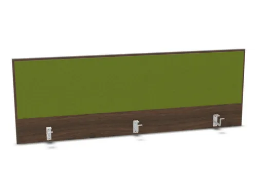 opzetpaneel bureau aanbouw achter NV bruin hickory groen 1600mm