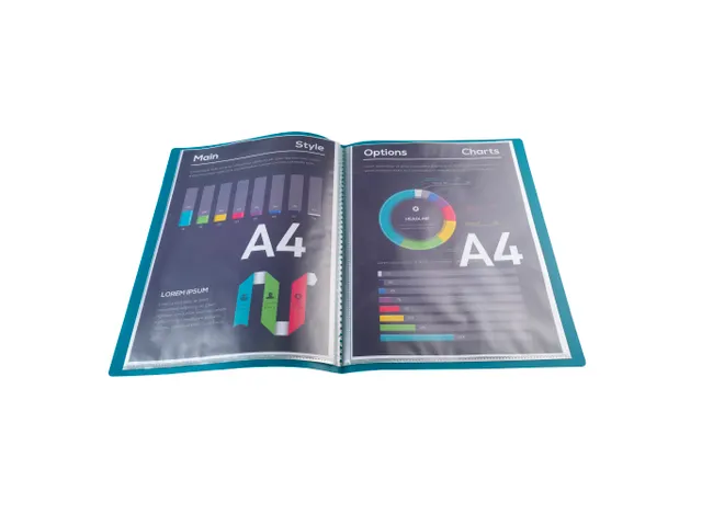 Protège-documents en polypropylène souple OPAK 20 vues - A4 - Vert f