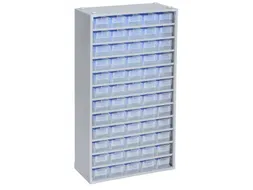 Magazijnkast,HxBxD 565x300x140mm,60lade(n),laden transparant