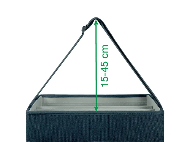 Leitz Hot Desking Stoffen opbergtas Fluweel Grijs 35,5x21x20cm