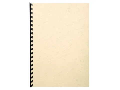 Paquet de 100 couvertures Grain cuir pour reliure A4 - Ivoire Edition