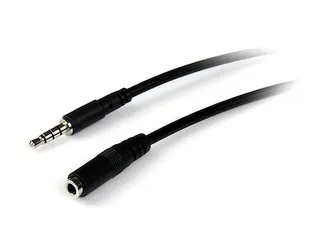 1m 3,5mm 4-polige Headset Verlengkabel M/F - 1
