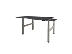 Dextro Plus Duo Zit-sta Bureau Elektrisch 140x80 houtprint schaduw alu
