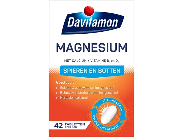 Davitamon Magnesium Spieren en Botten 42 tabletten