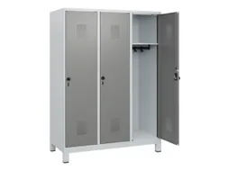 schoollocker,HxBxD 1630x1200x500mm,3vak,vak B 400mm,draaigrendel