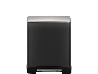 Pedaalemmer E-Cube 20 liter Zwart Mat RVS - 7