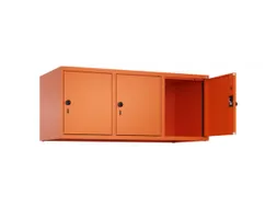 opzetkast,v. locker,3vak.,vak B 400mm,HxBxD 500x1200x500mm