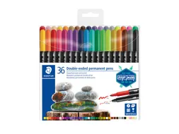 Permanent Viltstift Staedtler 3187 Design Journey dubbele punt assorti