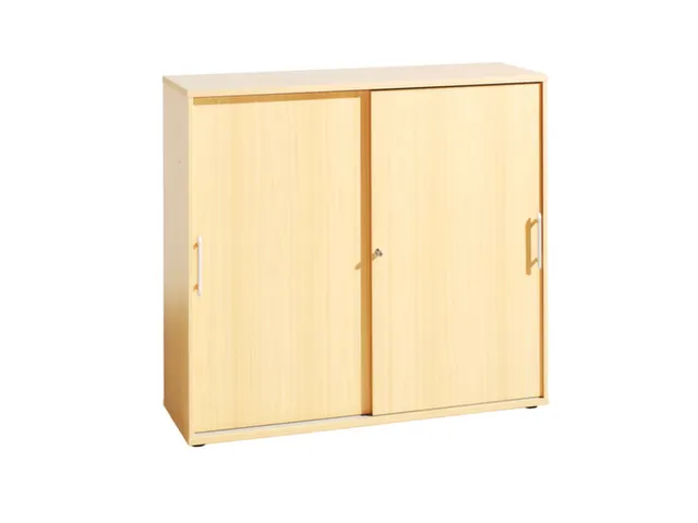 schuifdeurkast,HxBxD 1100x1200x400mm,2xhouten vloer,stanggreep