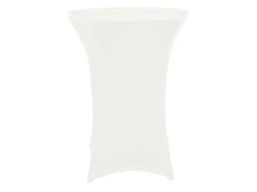 Hoes voor statafel Stretch Wit Rond Ø 80 cm x 100 cm