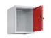 opzetkast,v. locker,1vak.,vak B 400mm,HxBxD 500x400x500mm,vleugeldeur