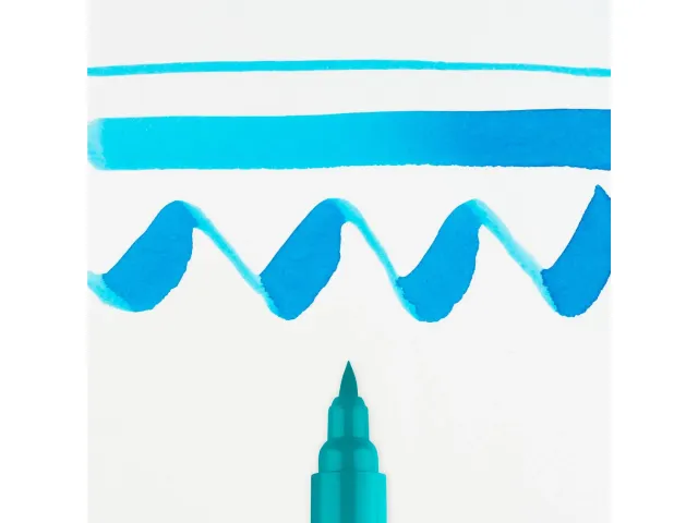 Brushpen Talens Ecoline 522 turquoiseblauw