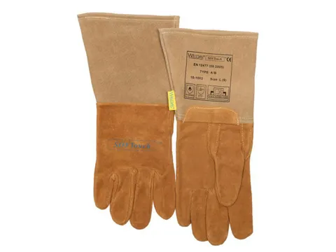 Weldas 10-1003 lederen lashandschoenen, bruin, maat XL, per 5 paar