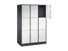 grootvolume-lockersysteem,RAL 7021/RAL 7035,HxBxD 1950x1220x600mm