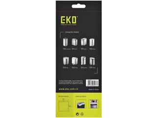 Afvalzak EKO MDPE type D met trekband 55x55cm 18-21 Liter wit - 4