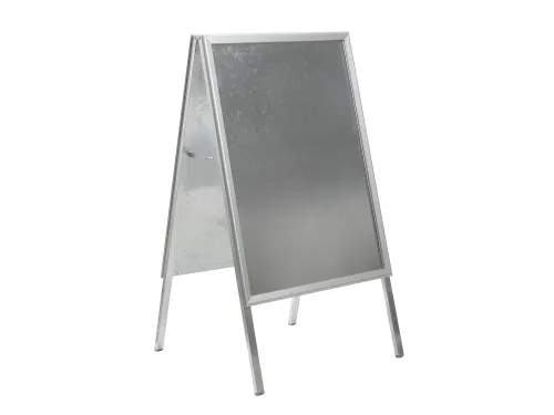 Europel Stoepbord Economy A1 32mm zilver