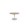 Linesto vergadertafel 120cm rond honey castello 25mm alu
