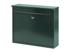 Wandbrievenbus 31.5cm Groen Staal