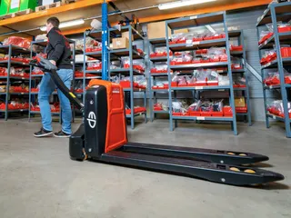 Elektrische palletwagen,draagverm. 1800kg,vork L 1150mm - 9