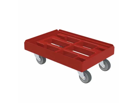 onderwagen voor kratten,draagverm. 300kg,laadvl. LxB 600x400mm