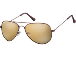 Zonnebril Montana met Revo bruin glas en metalen pootje koffiekleur