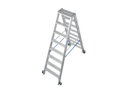 Verrijdbare Boktrap Aluminium L 2 04M 2X8Treden