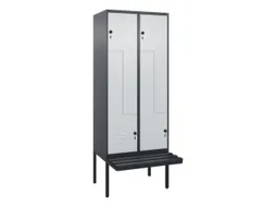 Z-garderobekast,HxBxD 2120x800x815mm,4vak,vak B 400mm,draaigrendel
