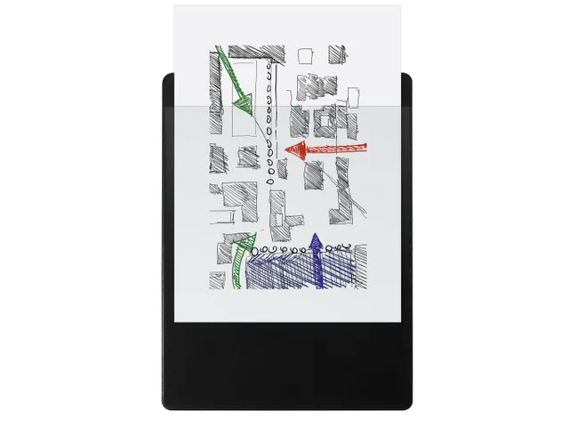 Klemplaat met instee khoes PP A4 zwart