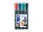 Viltstift Staedtler 352 Lumocolor rond 2mm set à 4 stuks assorti