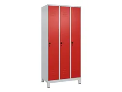 locker voor scheiding van kleding,HxBxD 1950x900x500mm,3vak