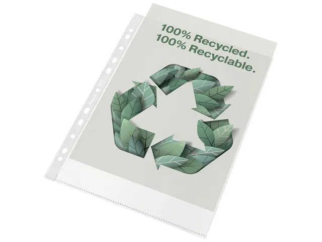 Pochette Esselte Recycle PP A4 100mu 11 trous 50 pièces