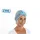 Haarnet Pp Non Woven Clip Cap Blauw 53Cm maat L Detecteerbaar 1000 Stu