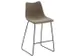 tabouret de bar assise H 650mm assise similicuir vintage vase