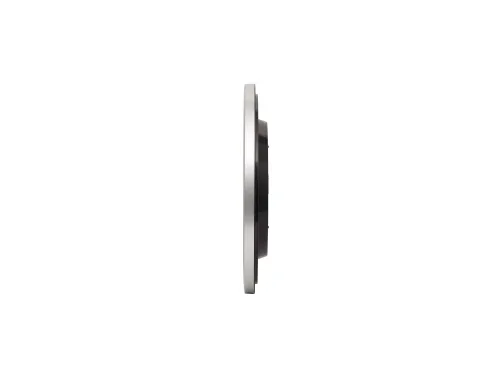 Wandklok MAUL Step RC Ø40x5cm zilver kunststof frame incl.batterij